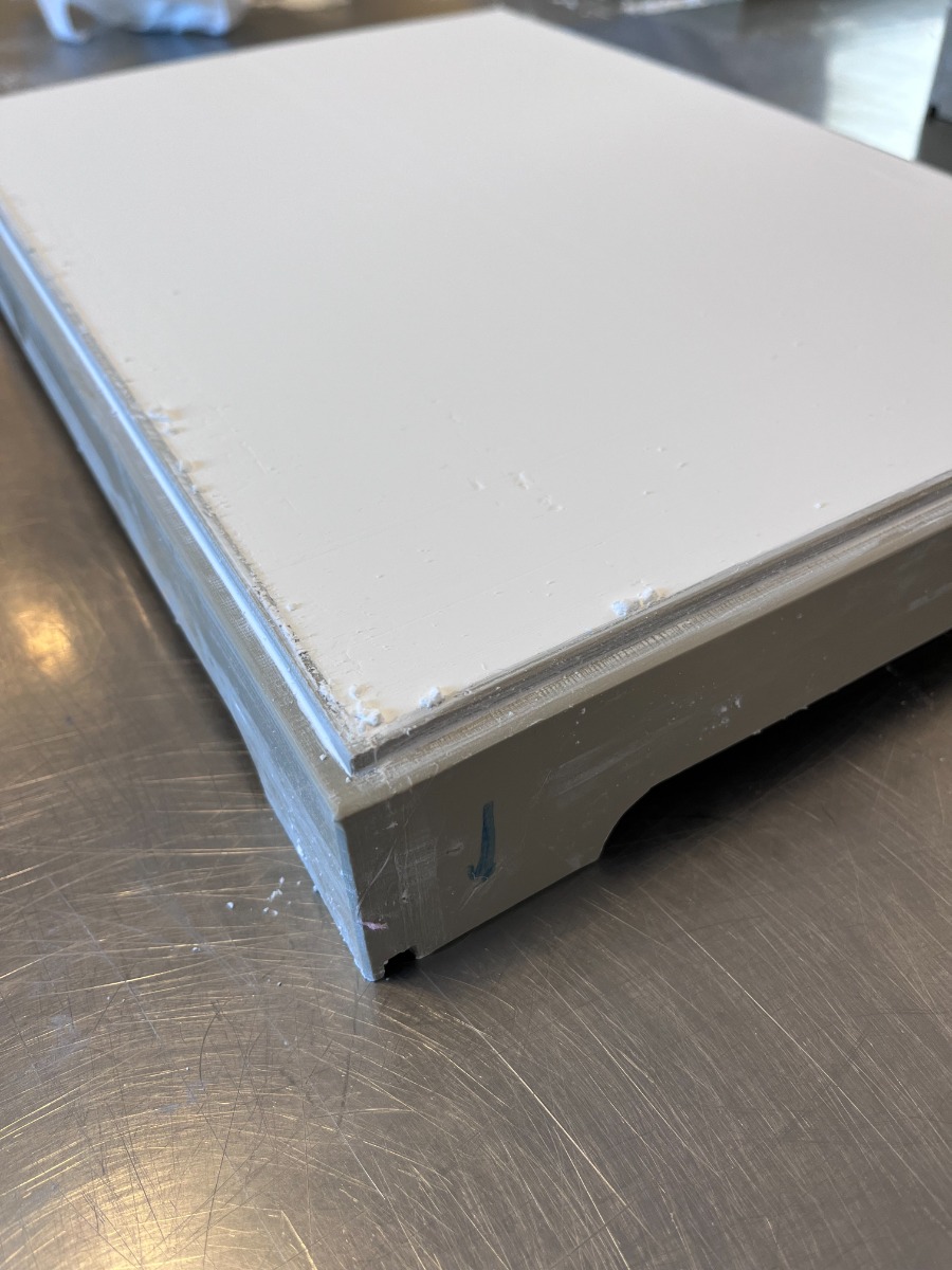 Tray met zetmeel Tray met zetmeel