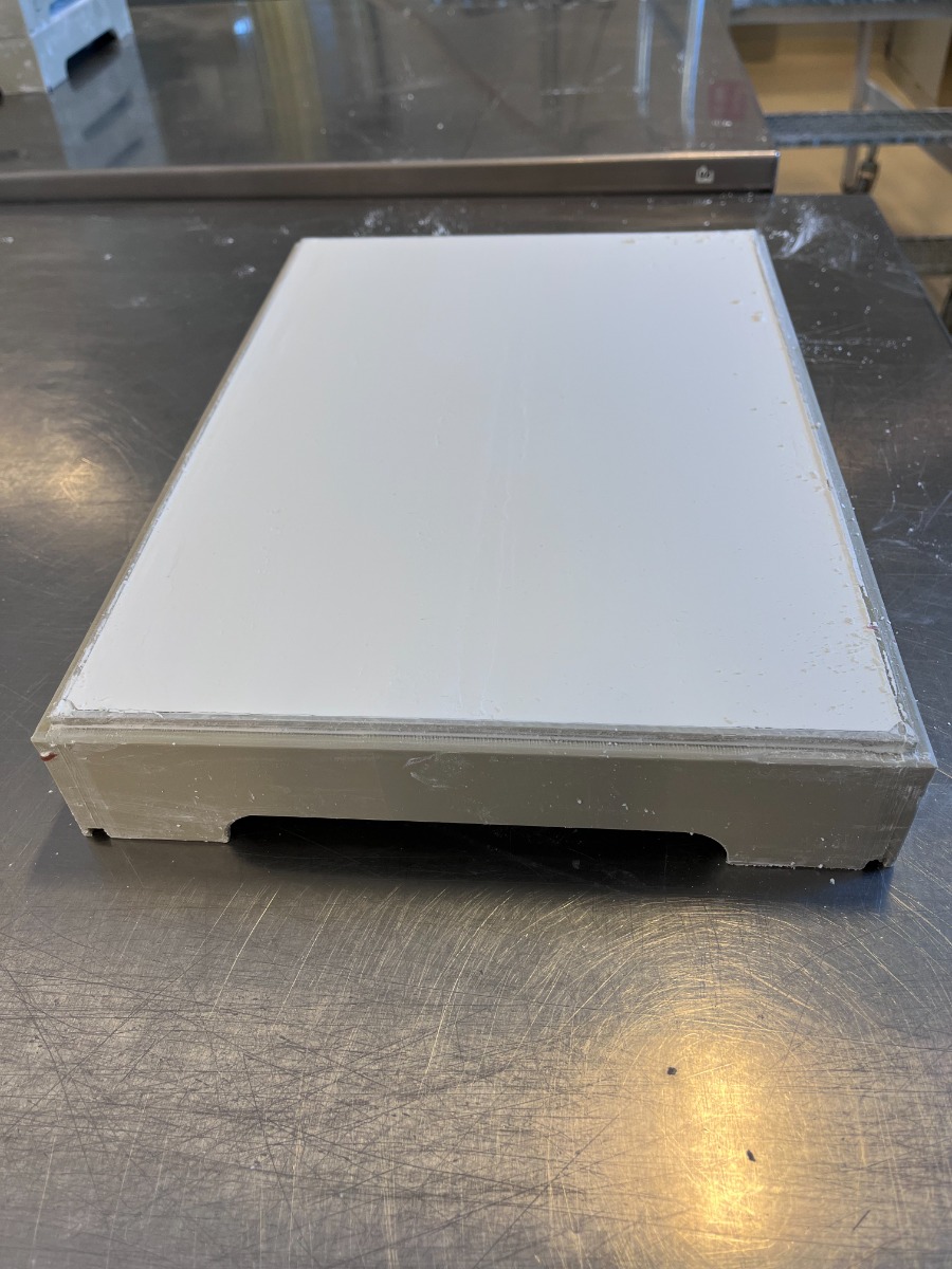 Tray met zetmeel Tray met zetmeel