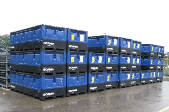 Inklapbare palletboxen Inklapbare palletboxen