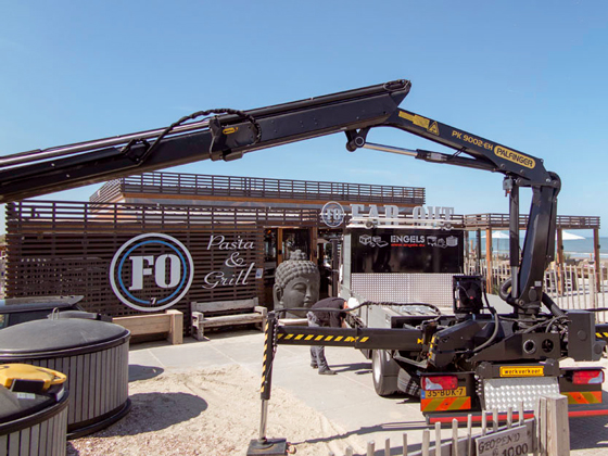 Plaatsen ondergrondse container