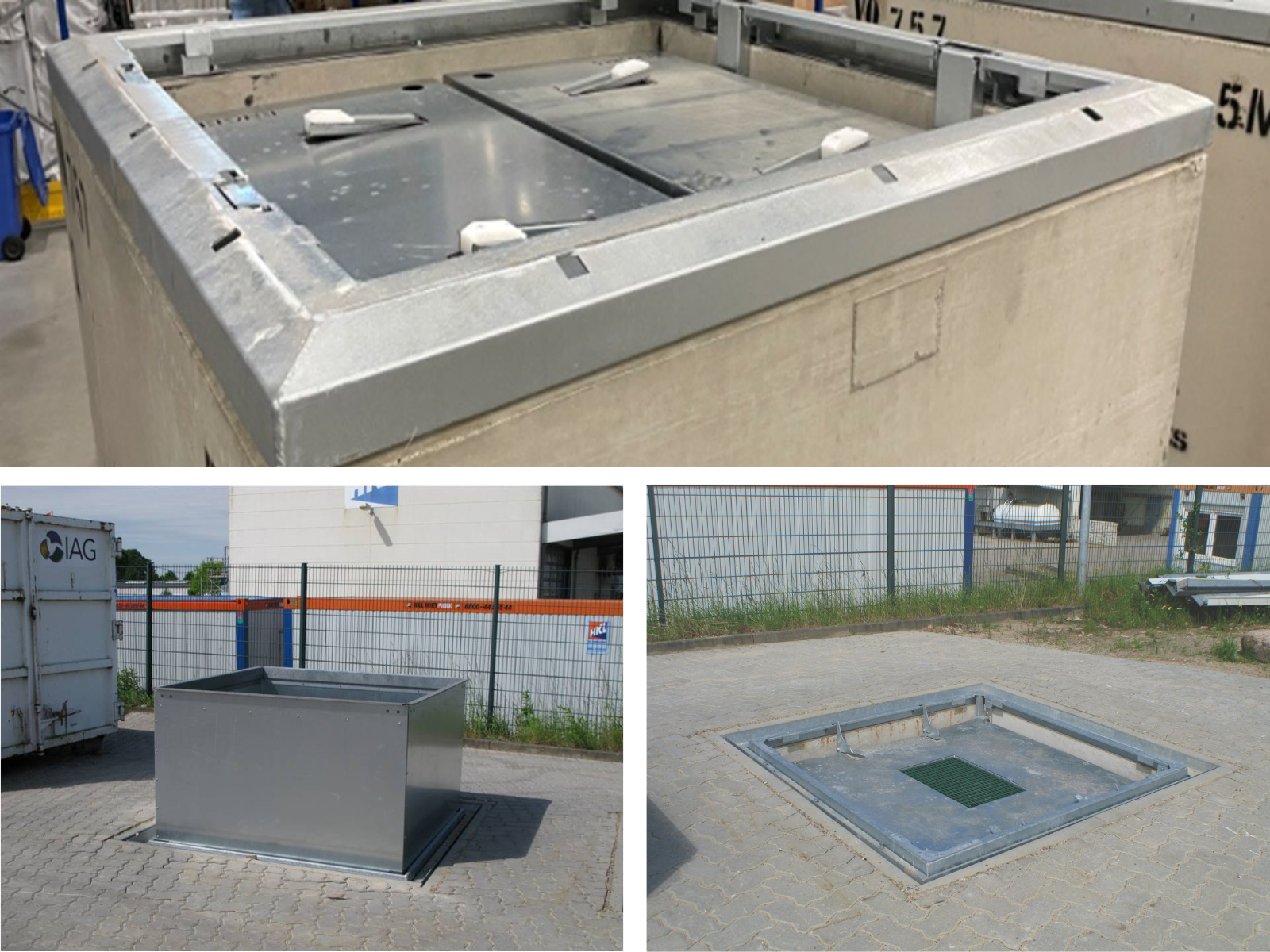 Safety options underground waste containers Safety options underground waste containers