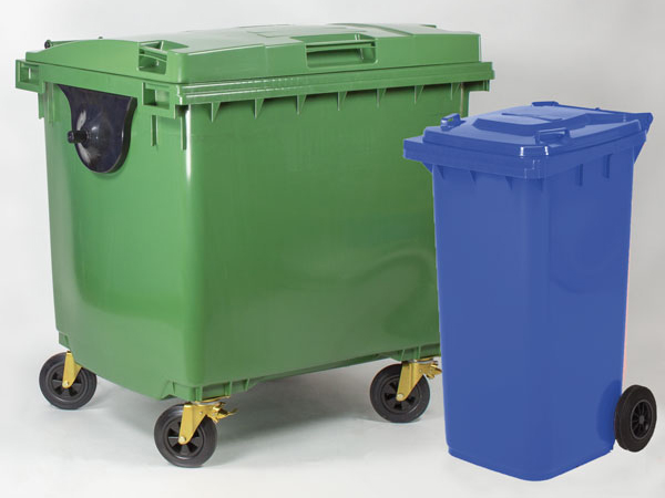 Kunststof afvalcontainers 